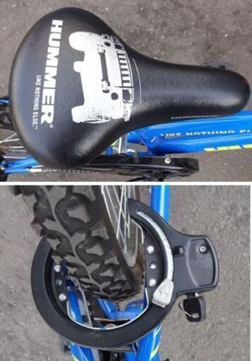 ハマー 子供用自転車 20インチ 6段変速 ブルー 青 ジュニアサイクル