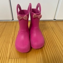 crocs 長靴C12 18.5cm ピンク