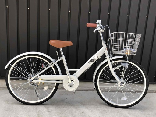 新車☆特価　シンプル　シティーサイクル　22インチ自動点灯ライト 　一台限り