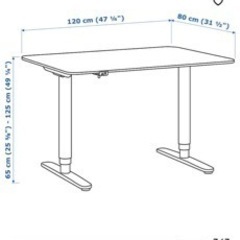 イケア　BEKANT 120✖️80mm
