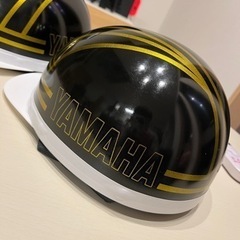 カスタム半キャップ　ヤマハ　YAMAHA 原付　 コルク半　メッ...