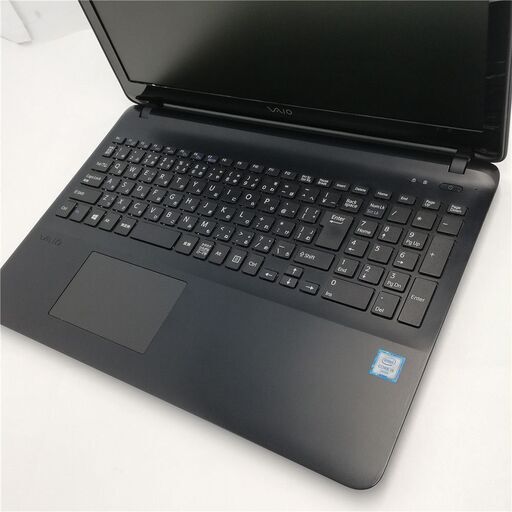 15.5型 ノートパソコン SONY VJS151C11N 中古良品 第6世代 Core i5 8GB 高速SSD DVD 無線 Bluetooth Webカメラ Windows11 Office