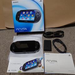 PSVita(動作確認＆初期化済み)＋カバーとケース付き