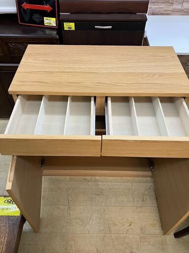 ☆美品☆ 木製キャビネット・オーク材・MUJI /無印良品・幅：88cm 買取帝国　朝霞店