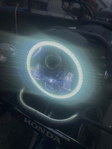 カブプロ110 カスタム　LED イカリング