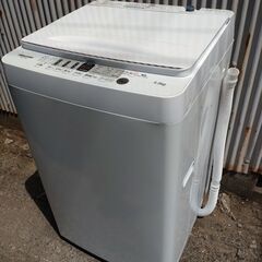 【ネット決済・配送可】ハイセンス　洗濯機　HW-E5504　20...