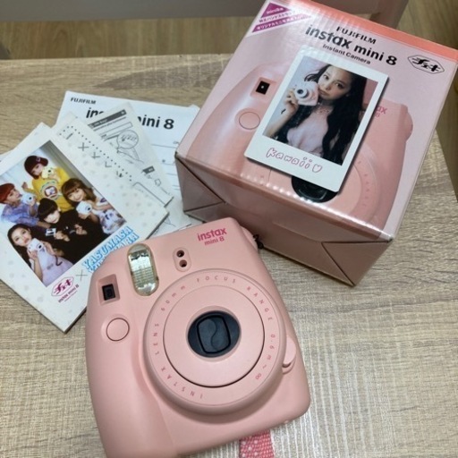 チェキ　instax mini 8 FUJIFILM ピンク　pink