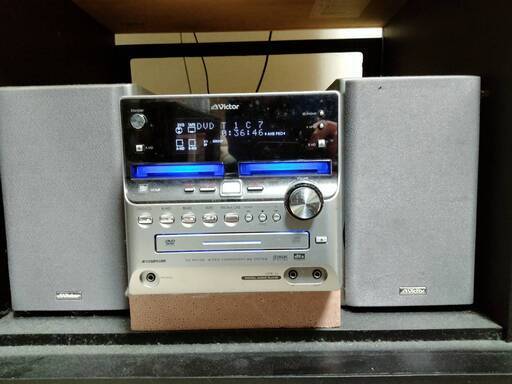 Victor CD MD カセット コンポ    CA-UXQ10-P Victor・JVC UX-Q10-S CDコンポ MDコンポ ピンク｜Yahoo!フリマ（旧