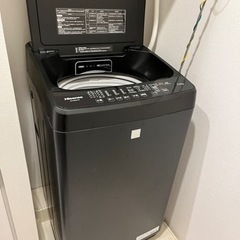 【ネット決済】2021年製　ハイセンス製洗濯機【引取先決定】