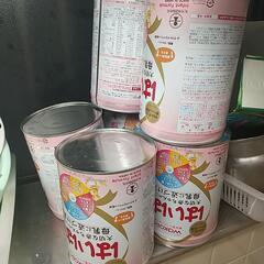 粉ミルク空き缶