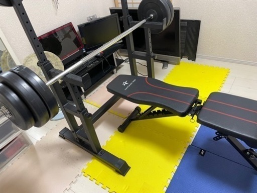 筋トレ　ベンチプレスセット