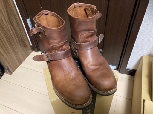 【USED】美品・本革 ホーキンス　エンジニアブーツ（茶色）26〜26.5cm