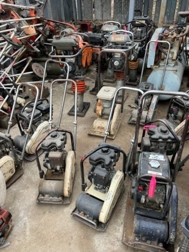 土木工事舗装用ランマ、プレート大量 引き取り限定 売り切り