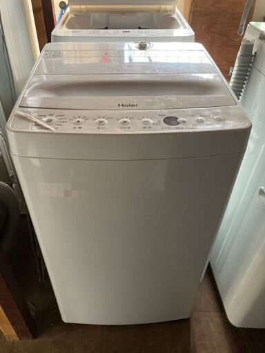 ☆中古￥9,800！【会員価格￥8,800】Haier　4.5kg洗濯機　家電　2019年製　JW-E45CE型　【BD077】
