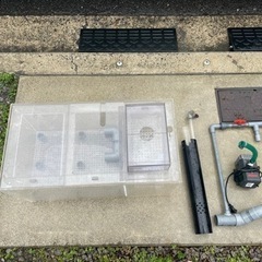 オーバーフロー濾過層 アロワナ古代魚 レイシーエイハイム