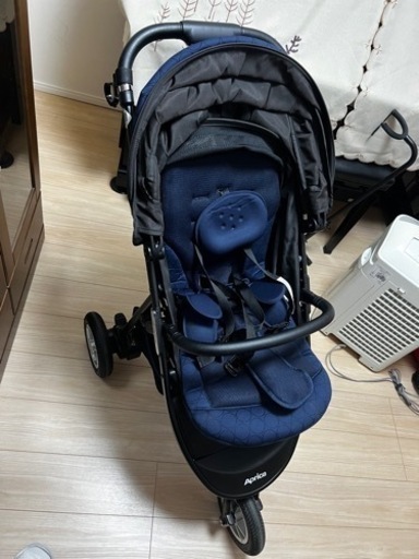 値下げしました！Aprica ベビーカー 美品 各種カバー付き 寝袋付き