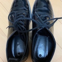 ZARA 厚底革靴　ブラック　39サイズ