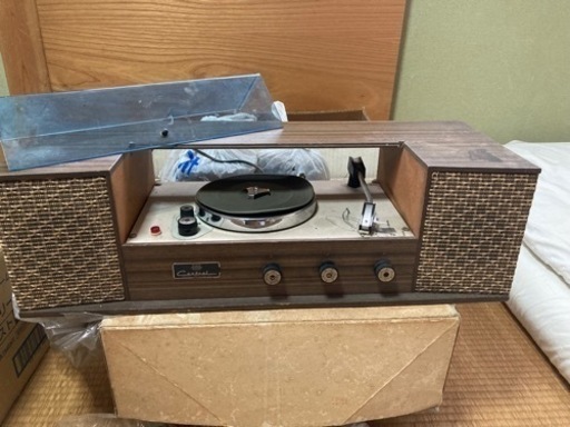 アンティーク　真空管レコードプレーヤー　動作品