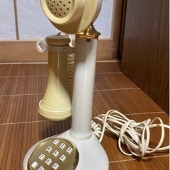 レトロ アンティーク 電話機 ナカヨ通信機 NS805-TP-W