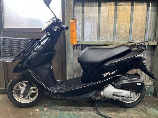 ホンダ　DIO-6　2004年式　AF62　キャブ車　黒　エンジン始動・灯火類OK！　前かご付き！オイル・バッテリ・プラグ新品☆ ホンダ DIO-6 2004年式 AF62 キャブ車 黒 エンジン始動・灯火類OK！ 前