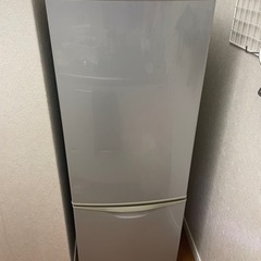 【4/22まで無料】National 冷蔵庫　162L グレー　...