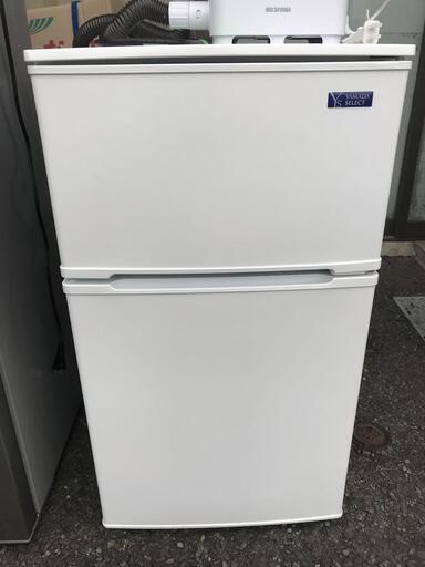 YAMADA ヤマダセレクト 冷蔵庫 YRZ-C09G1 90L 2019年製