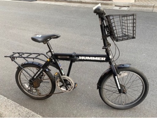 黒色HUMMER✨️折りたたむことができる自転車~