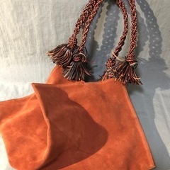 【バッグ】  ≪ULLA JOHNSON ≫　レザー　ハンドバッグ  オレンジ      レディース	ウラジョンソン　272050010A3B46 バッグ】 ≪ULLA JOHNSON ≫ レザー ハンドバッグ オレンジ レディース