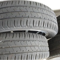 軽四に　15インチアルミホイール　165/55/15  タイヤ4本付き