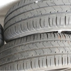 軽四に　15インチアルミホイール　165/55/15  タイヤ4本付き