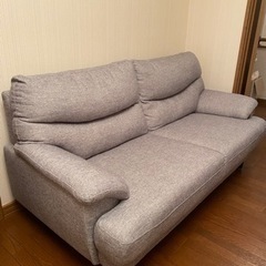 ニトリ3Pソファーグレー