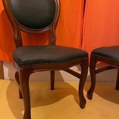 ダイニングチェア 2脚 ヨーロピアン アンティーク家具 輸入家具