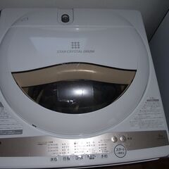 東芝全自動電気洗濯機 AW-5GA1 中古美品
