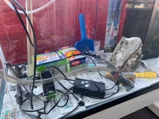 コトブキ120cm水槽、水槽台、他飼育グッズ色々