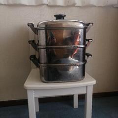 3段蒸し器 鍋