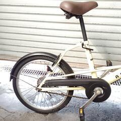 自転車中古ミニベロ　APRESMIDI　ライトカゴ鍵付き　タイヤ20インチ 自転車中古 ミニベロ APRES×MIDI カゴライト鍵付き タイヤ20インチ
