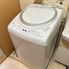 東芝洗濯機8kg(AW-8V5)  SHARP液晶テレビAQUO...