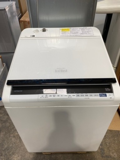日立　洗濯乾燥機　BW-DV120E　2019年製　12㎏　ビートウォッシュ●AA04G002