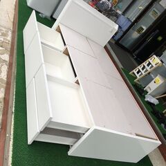 ニトリ 大小引出収納付き チェストベッドフレーム 木製 シングル ※一部部品がありません 幅98cm奥行206cm高さ85cm 良品 説明欄必読