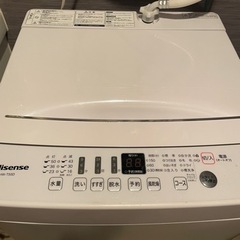（取り引き中）Hisense HW-T55D全自動電気洗濯機5....