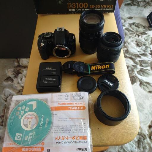 Nikon D7000 18-55標準レンズ  70-300タムロンレンズ