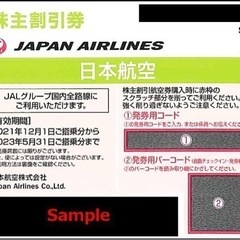 JALの株主優待券