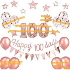 happy 100 days飾り