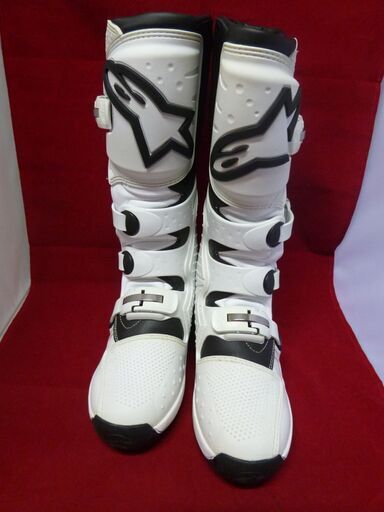 美品☆alpinestars オフロードブーツ・レーシングブーツ/TECN3/SIZE27.5㎝/EUR43/ホワイト
