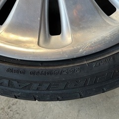 値下げしました。LUFT BAHM S11  19×8J +38 5H-114.3 ハブ径約：72mm  バランス調整済み。  塗装剥がれ有り、ガリ傷、小傷、腐食等がありますが、歪みエア漏れ等ございません。 