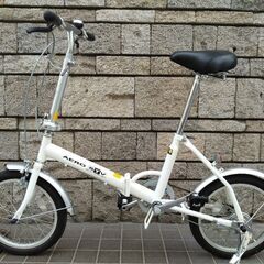 新古品(美品）本日引取り歓迎 AERO STV折りたたみ自転車 16インチ 