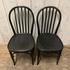 4/25終 サザビーズ ダイニングセット イス2脚 モダン アンティーク調 テーブル チェア 菊E