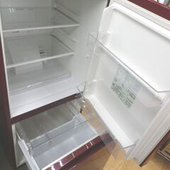 西岡店 冷蔵庫 157L 2ドア 2016年製 アクア AQR16E レッド AQUA 100Lクラス