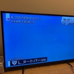 TOSHIBA製、液晶TV49型2018年