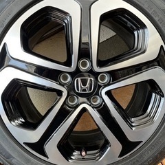 再出品ホンダヴェゼルハイブリッドZ純正17インチ4本タイヤ付き